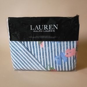 Lauren Ralph Lauren Maggie Floral Stripe Duvet Set Full/Queen